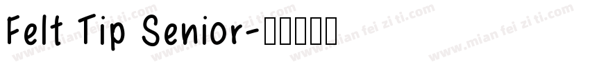 Felt Tip Senior字体转换